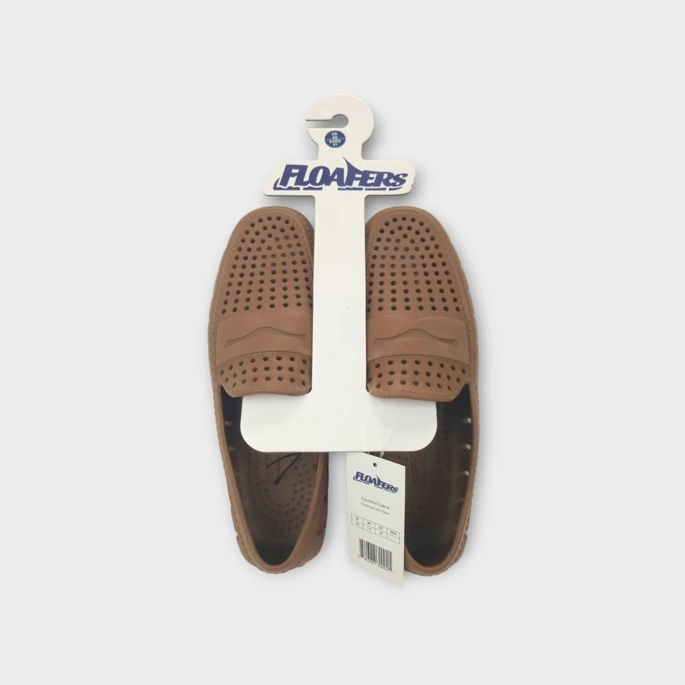 NEW Men's Floafers Country Club Driver Chestnut Hill / Gum Brown Size 8 D w/tags